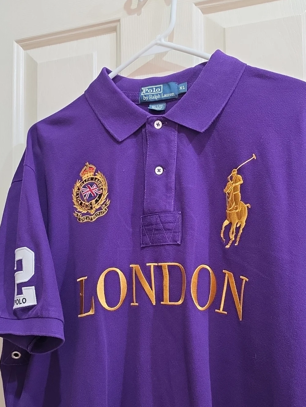 Polo by Ralph Lauren London Big Pony Polo Shirt (Chief Keef Style Polo) Size XL